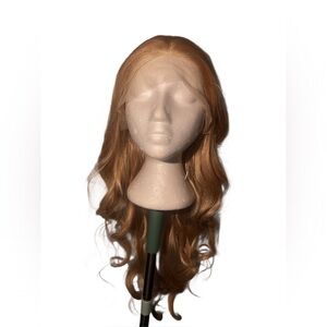 Elegant Honey Blonde layered Lace Frontal Wig